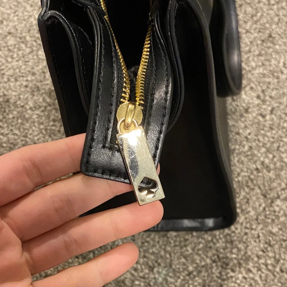 Kate Spade Black Leather Tote